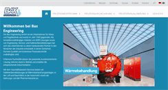 Desktop Screenshot of bax-gmbh.de